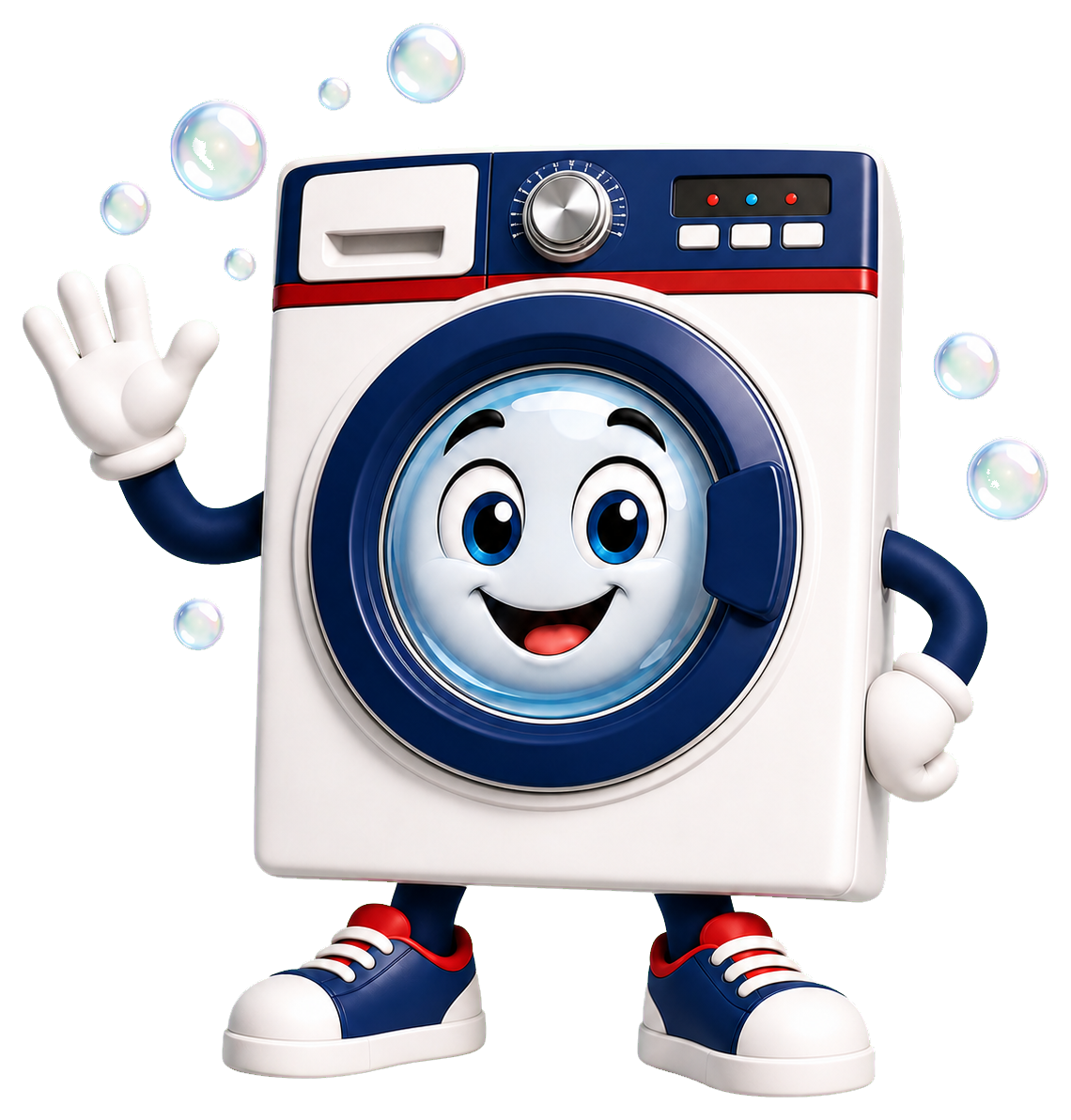 Wally the Washer mascot